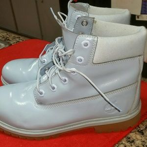 Blue Shine Timberland Shoe Girls Youth 7